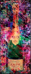 Gold Krug by Henri Miller - Original Painting on Box Board sized 31x73 inches. Available from Whitewall Galleries